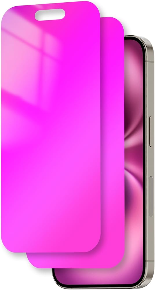 Juvraixo iPhone 16 Plus Gradient Privacy screen protector